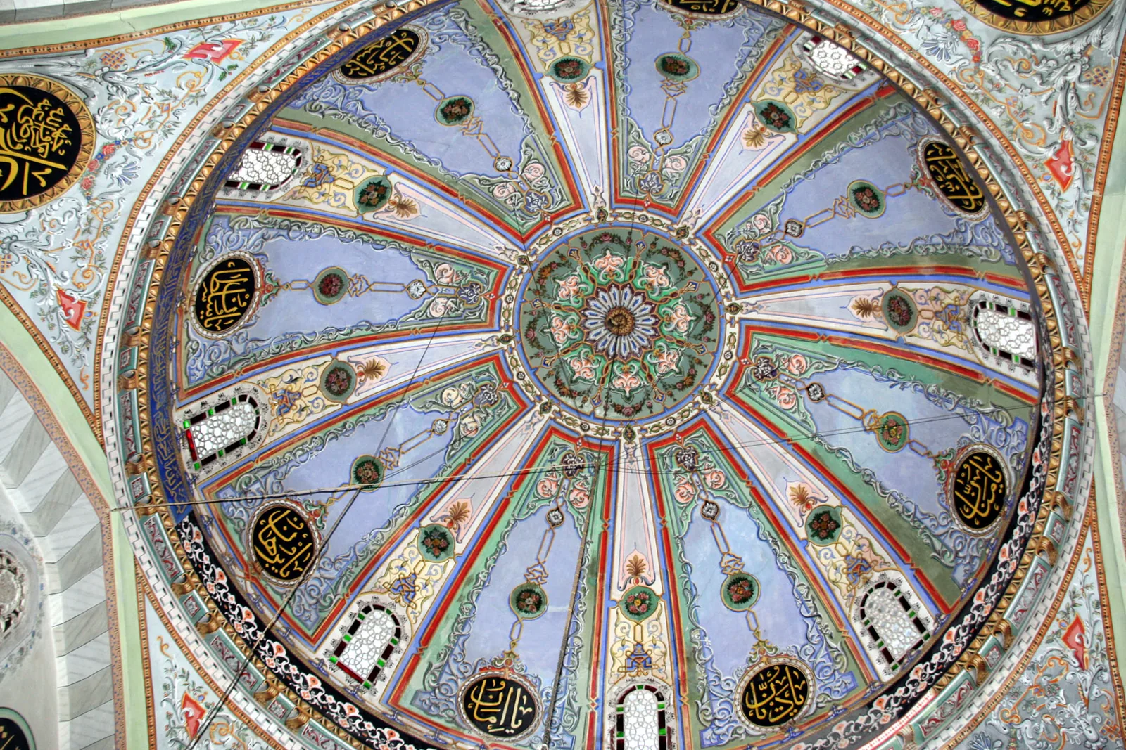 Çankırı Büyük Cami kubbe süslemeleri gerçek fotoğraf