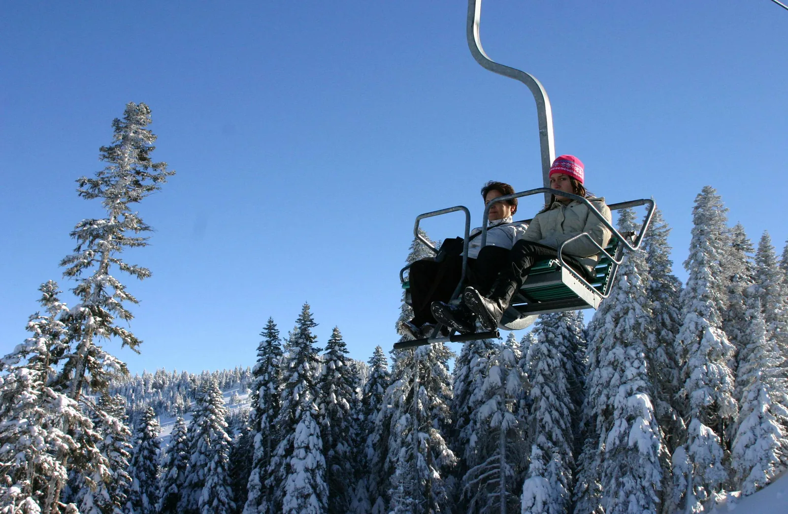 Ilgaz kayak merkezinde telesiyej gerçek fotoğrafı
