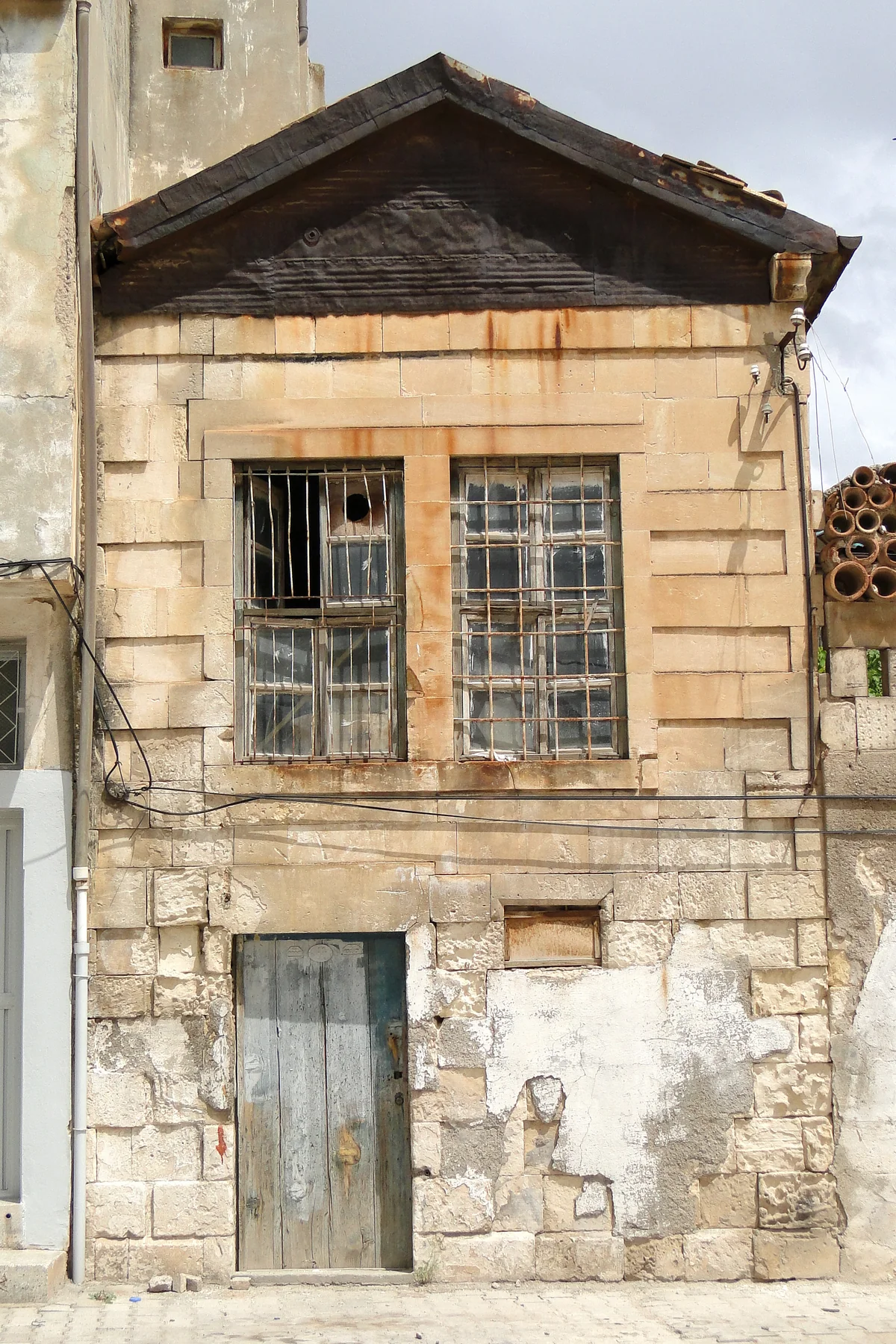 Kilis tarihî bina cephesi gerçek fotoğrafı