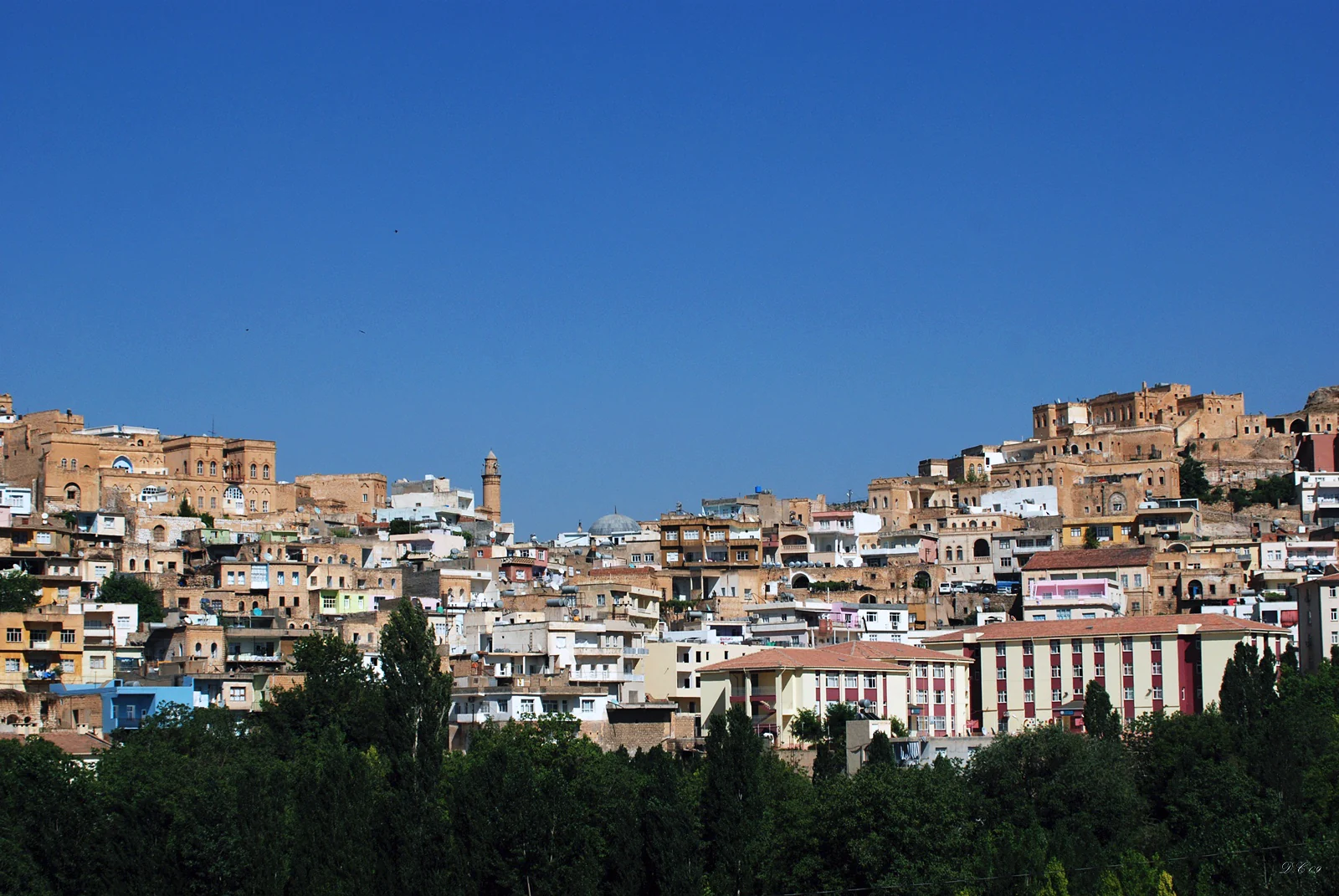 Savur Mardin taş evleri ve ilçe görünümü