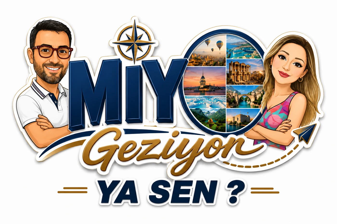 Mustafa ve İlknur'un Miyo Geziyor seyahat logosu