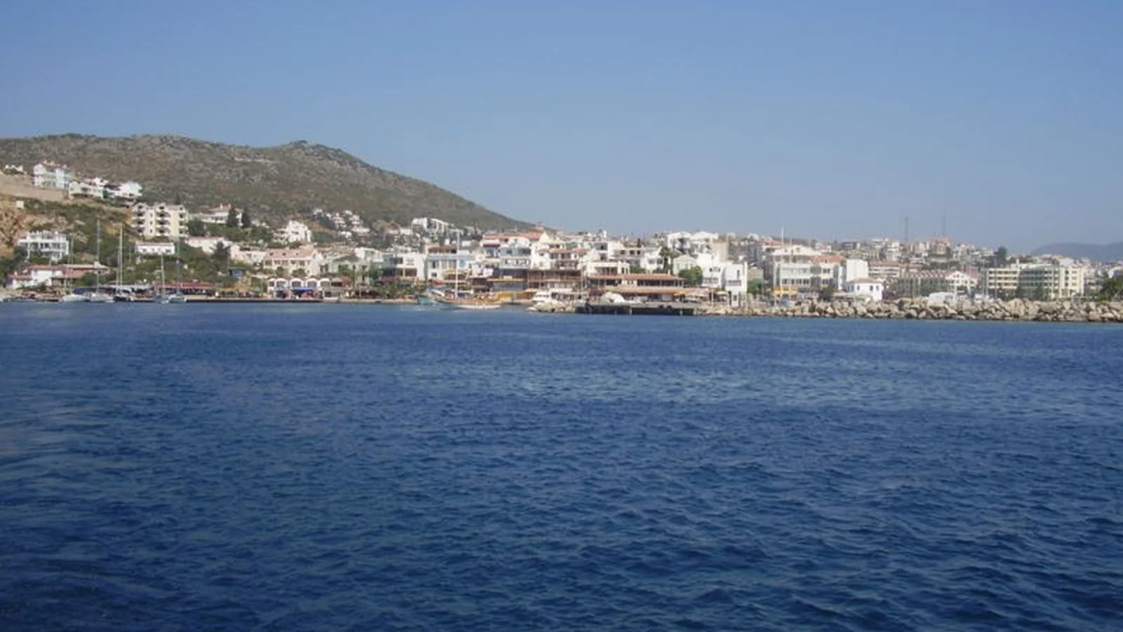 Datça kıyı şeridi ve merkez yerleşimi