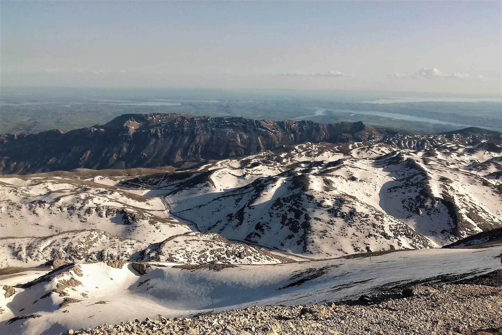 Adıyaman Nemrut Dağı’nın yüksek rakımlı gerçek manzarası