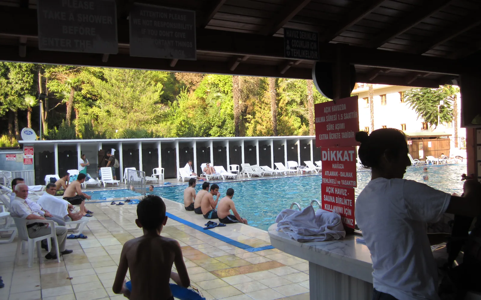Yalova Termal kaplıca havuzu gerçek fotoğrafı